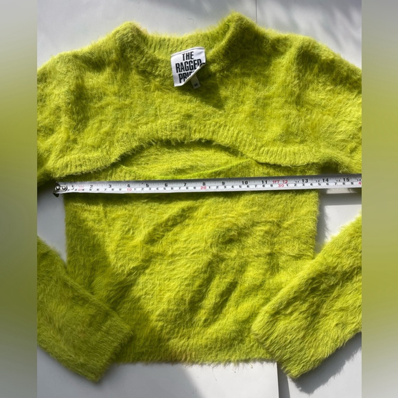 The Ragged Priest Neon Yellow Women's Sweater - Picture 8 of 9